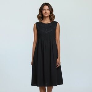 LAZYBONES  - MEDIUM - 100% ORGANIC COTTON - GRAY/BLUE COLOR‎ - A-LINE STYLE B14